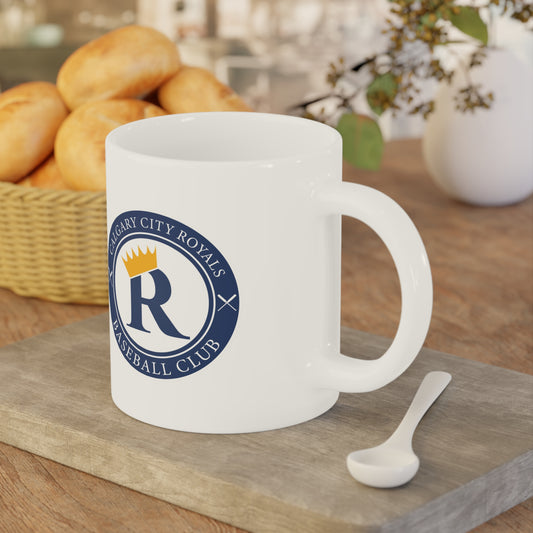 Limited Edition - Calgary City Royals Baseball Club - Logo Ceramic Coffee Cup (20oz)