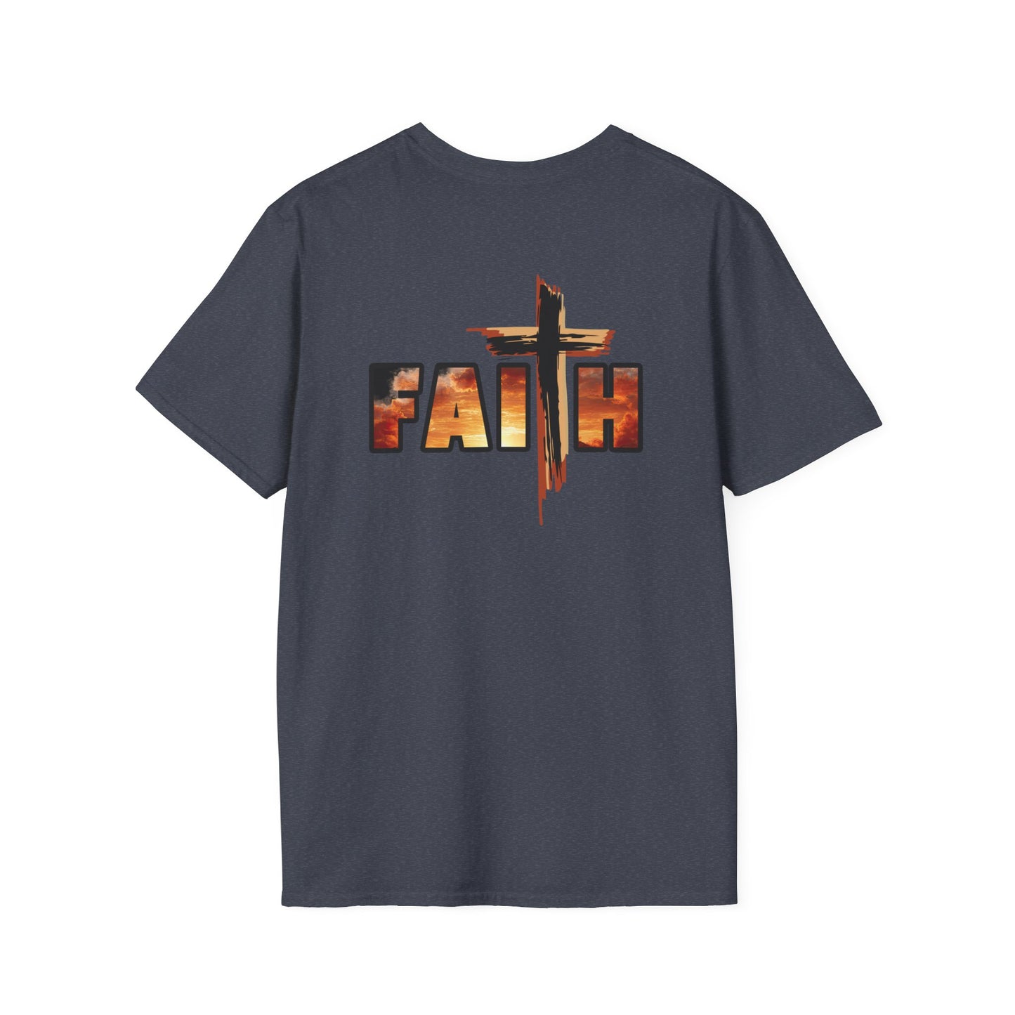 FAITH Sunrise Printed Cross T‑Shirt - Unisex