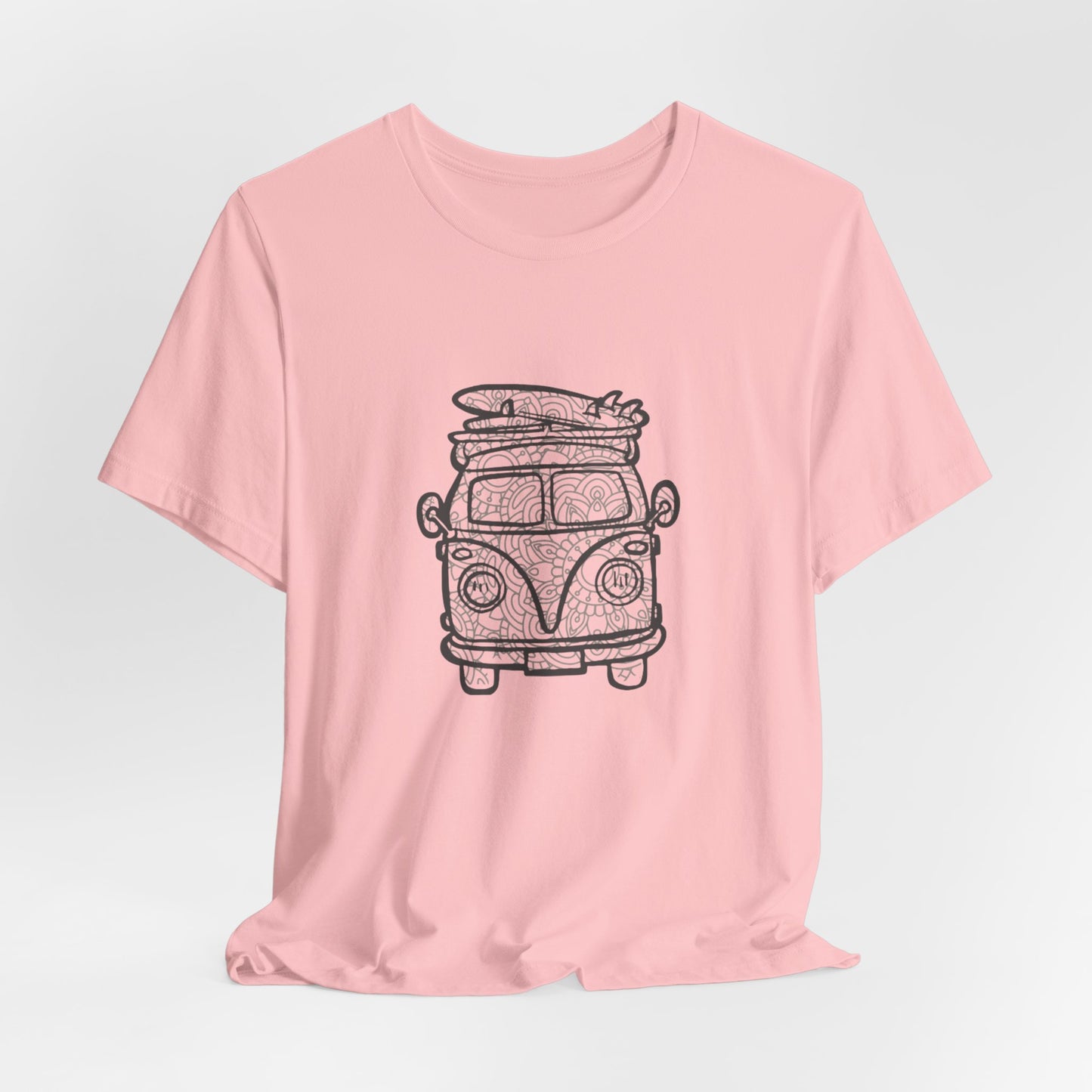 Vintage VW Mandala Surf Van T‑Shirt