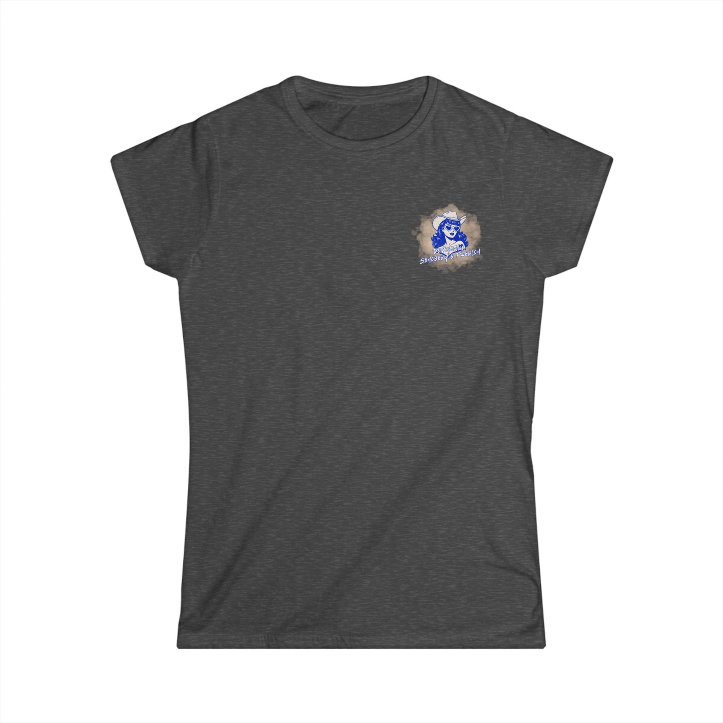 Women's Tee - "Definitely, Somebody's Problem" - Cowgirl Pinup Tee