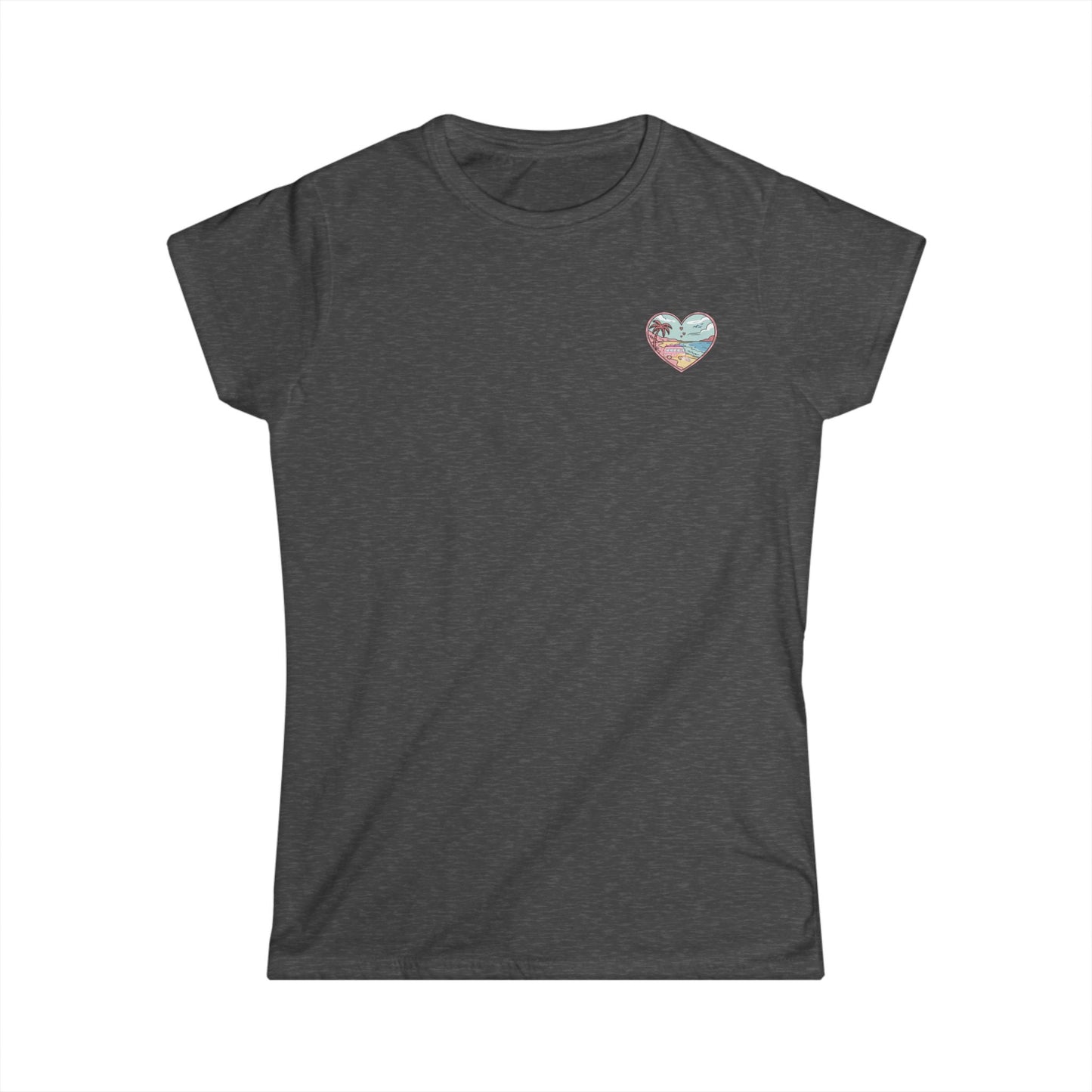 'Stay Wild, Ocean Child' Heart Women's Tee