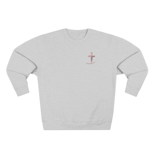 Christian Cross Crewneck Sweatshirt — Galations 5:22-23 Scripture