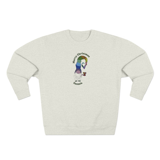 Merry Christmas, Gnomie Crewneck Sweatshirt | Christmas Gnome Holiday Sweatshirt