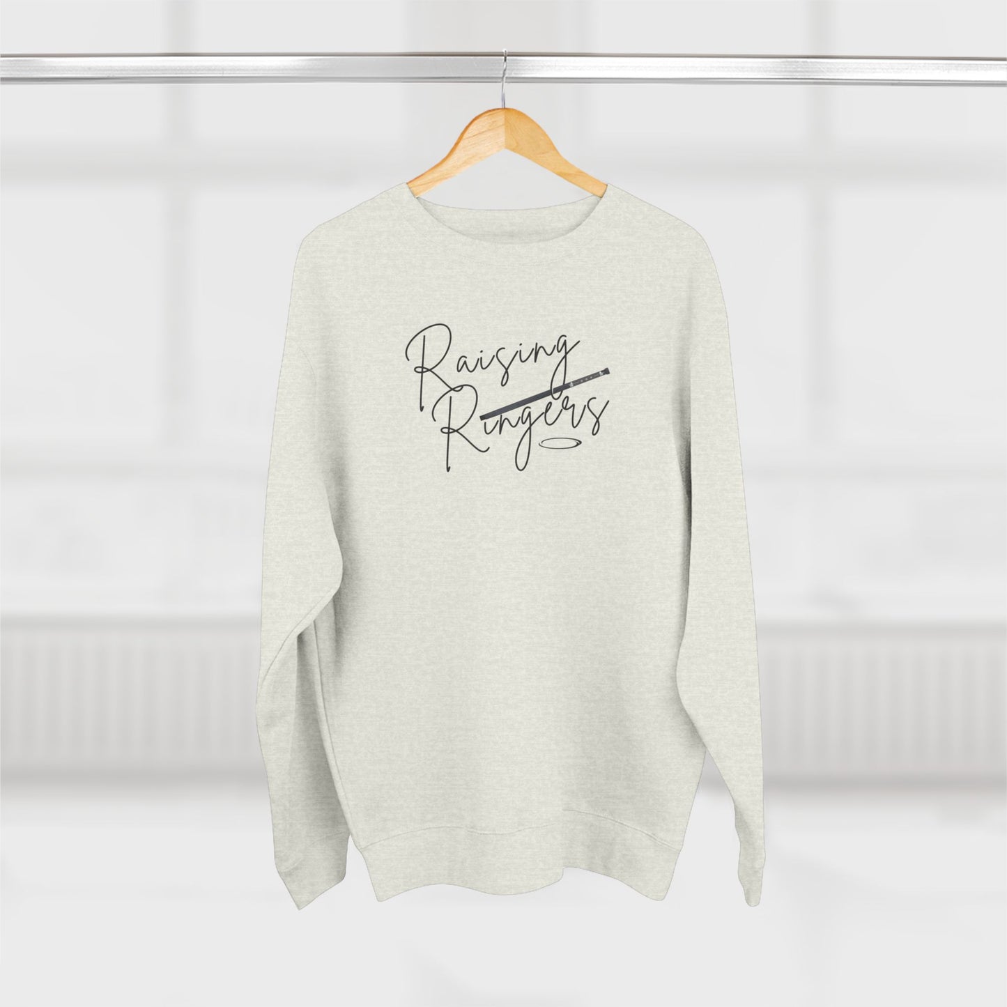 Raising Ringers Sweatshirt | Ringette Mom Crewneck