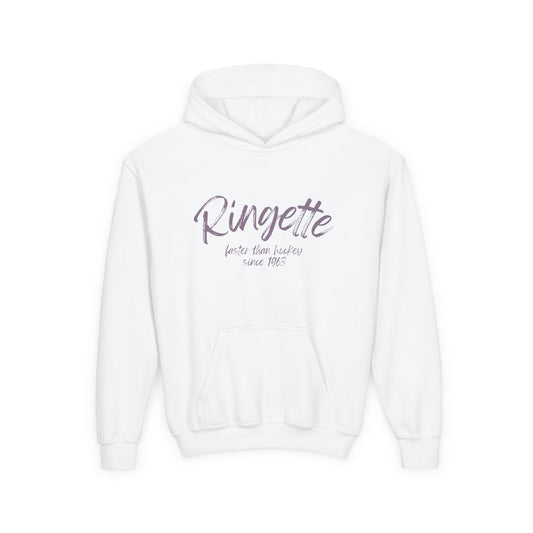 Ringette - Faster Than Hockey Since 1963 - Youth Ringette Hoodie