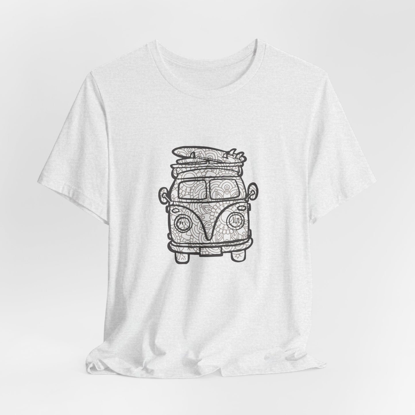 Vintage VW Mandala Surf Van T‑Shirt