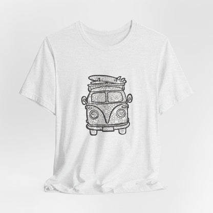 Vintage VW Mandala Surf Van T‑Shirt