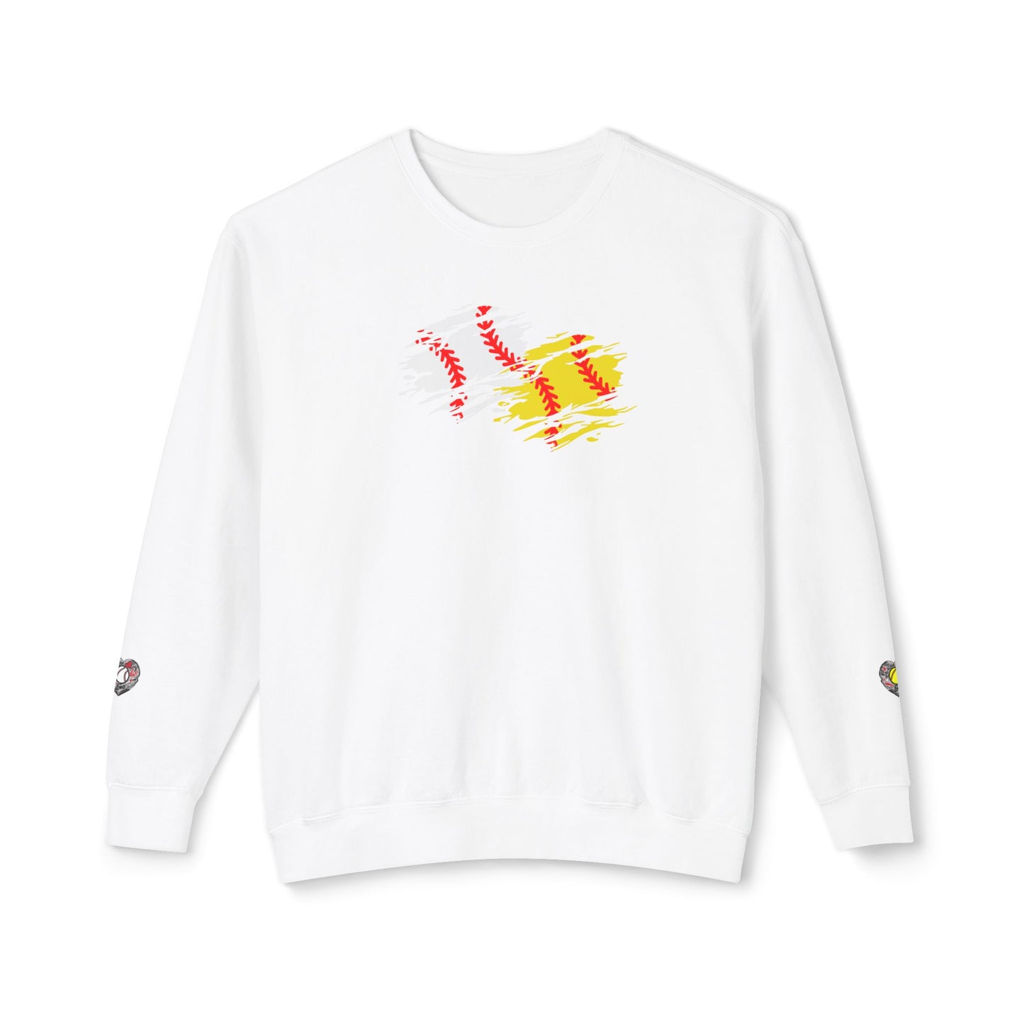 Baseball & Softball Love - Unisex Style Lightweight Crewneck Sweatshirt