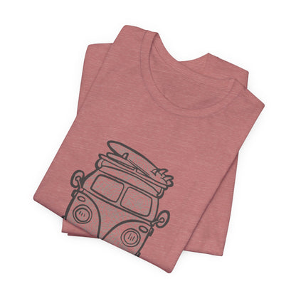 Vintage VW Mandala Surf Van T‑Shirt