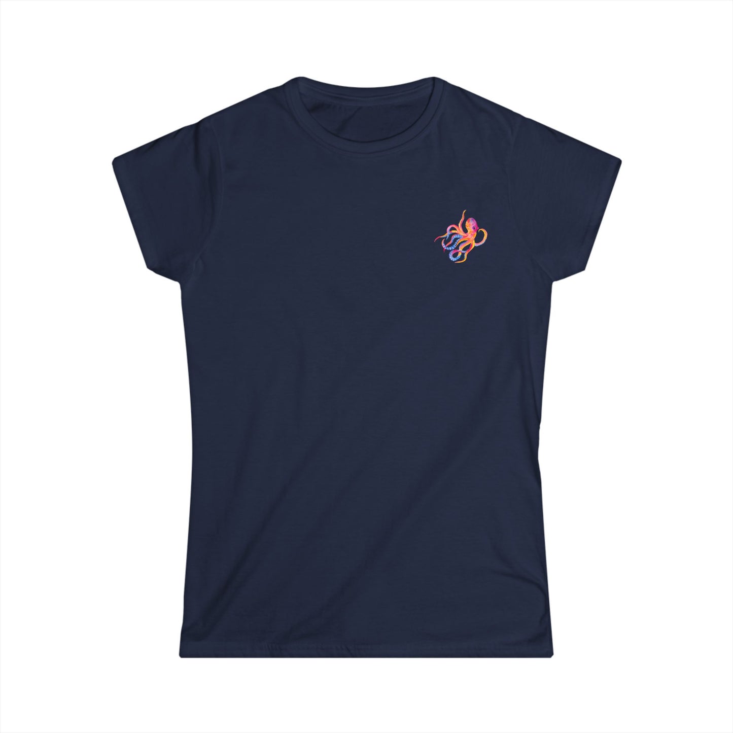The Ocean Is Calling Women's Tee — Colorful Octopus T-Shirt