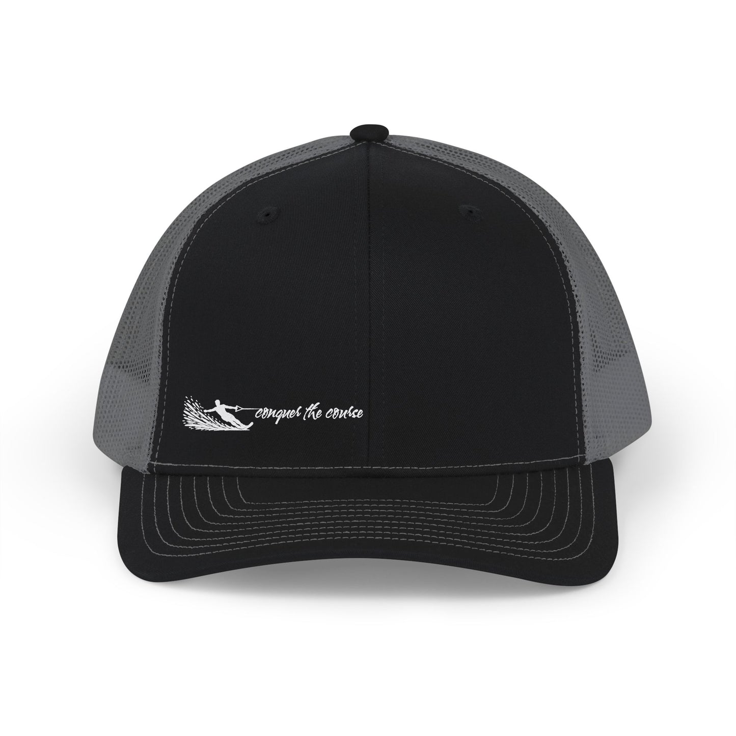 Conquer the Course - Male Waterskier Trucker Cap
