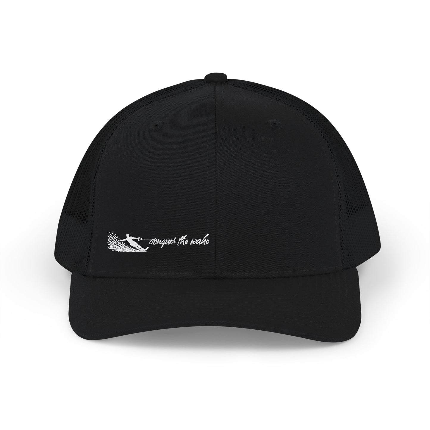 Conquer the Wake - Male Waterskier Trucker Cap