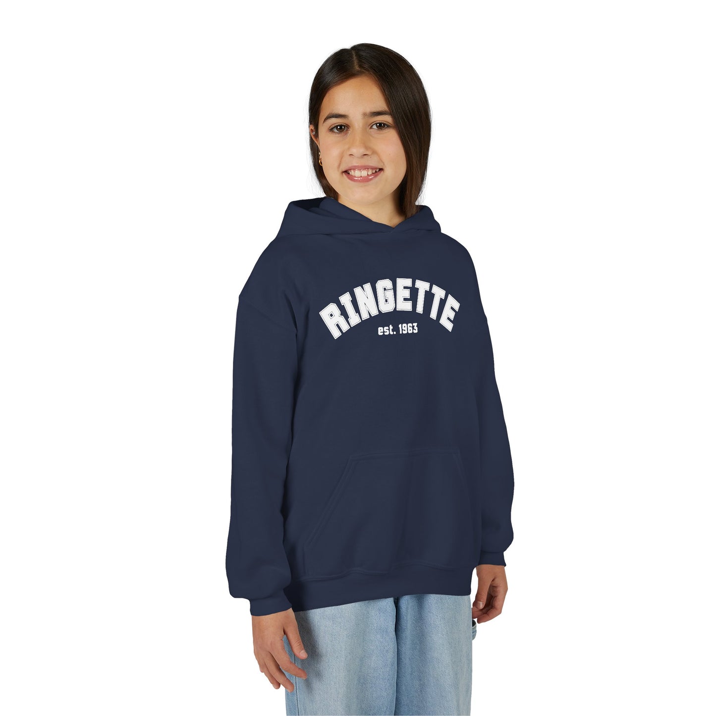 Ringette est. 1963 - Youth Varsity Arch Hoodie