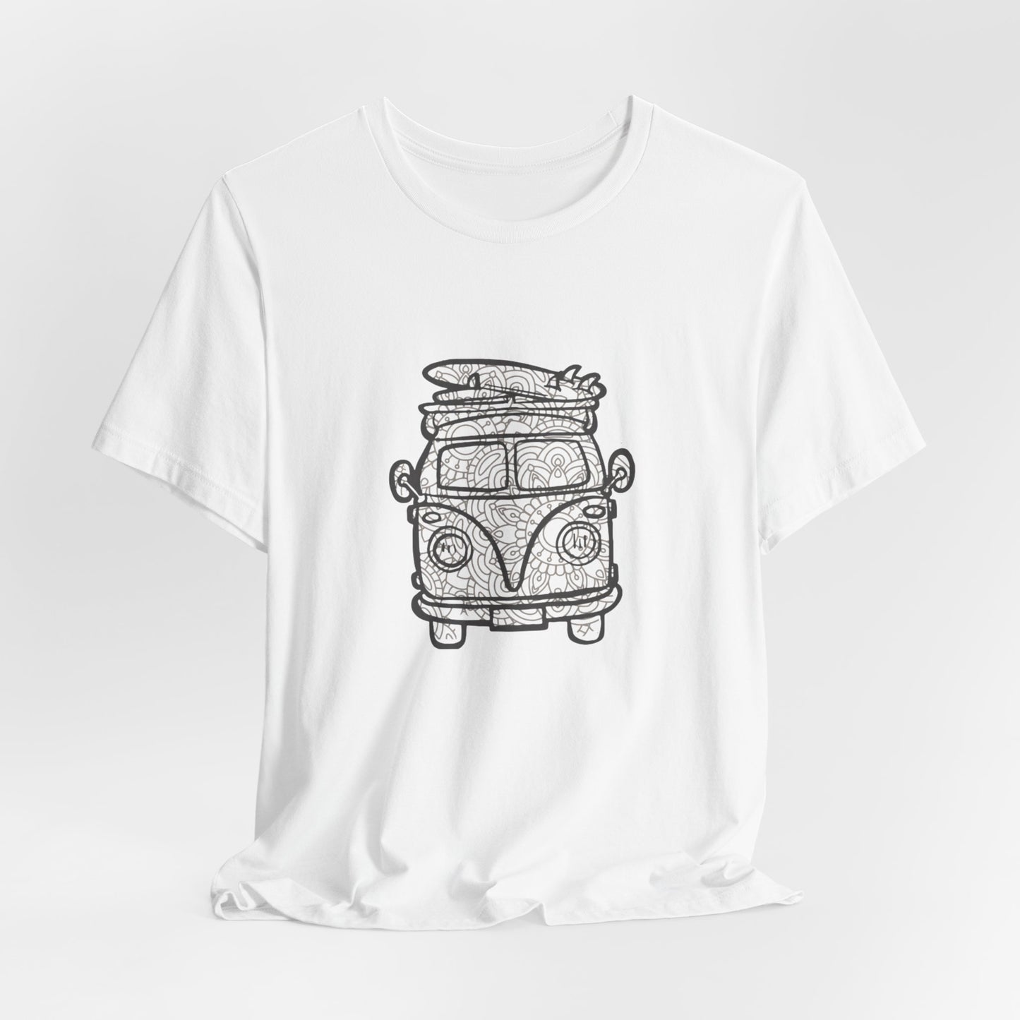 Vintage VW Mandala Surf Van T‑Shirt