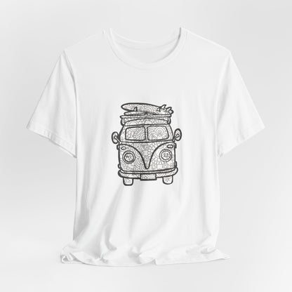 Vintage VW Mandala Surf Van T‑Shirt
