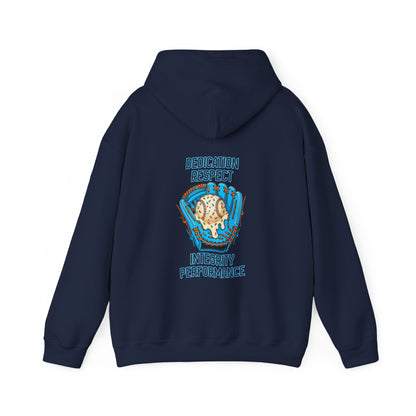 Adult Hoodie — "DRIP" Baseball 'Dedication, Respect, Integrity, Performance' Hoodie