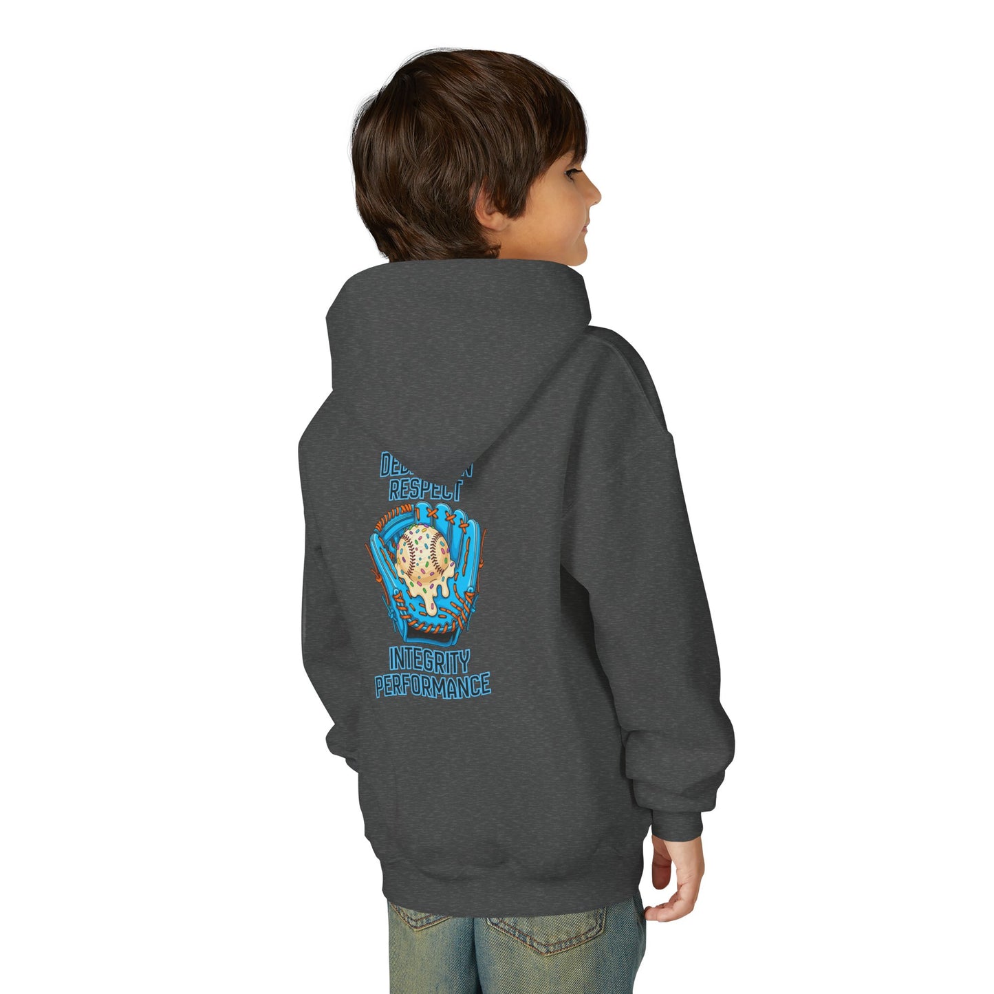 Youth Hoodie — "DRIP" Baseball - ‘Dedication, Respect, Integrity, Performance’
