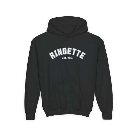 Ringette est. 1963 - Youth Varsity Arch Hoodie