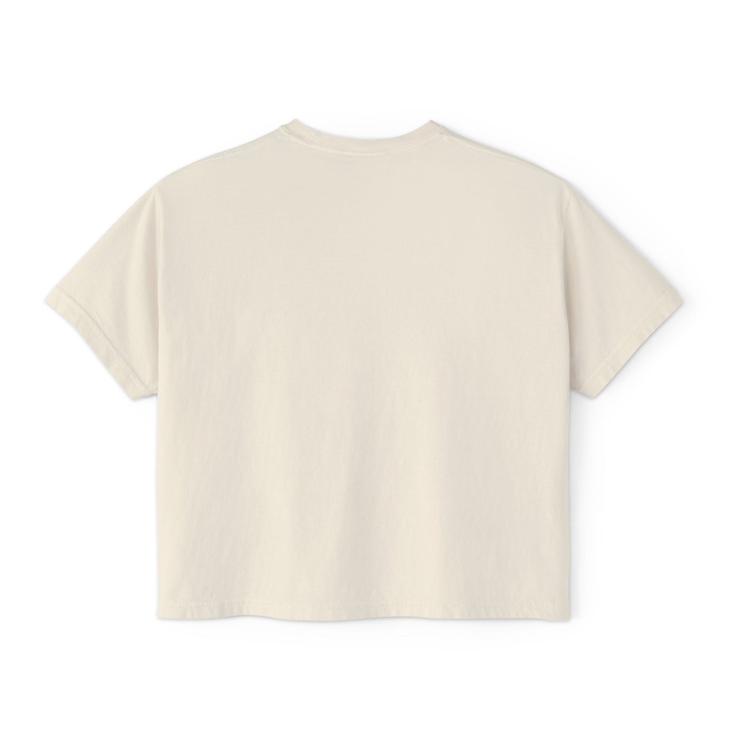 Women's Cropped Boxy Tee - Pray On It, Pray Over It, Pray Through It