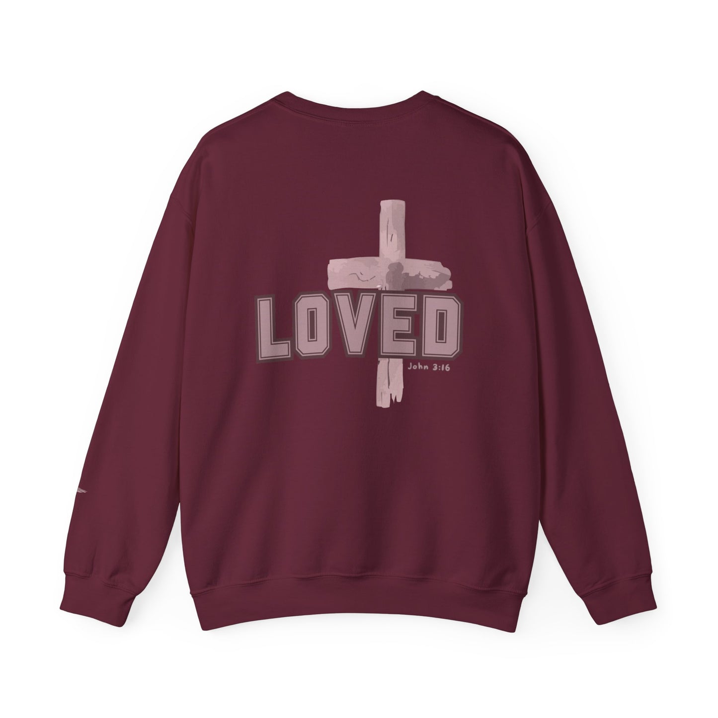 LOVED John 3:16 Unisex Crewneck Sweatshirt