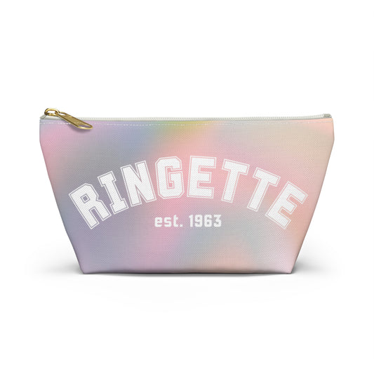 Ringette Accessory  and Cosmetic Bag — Pastel T-Bottom Toiletry and Accessory Bag