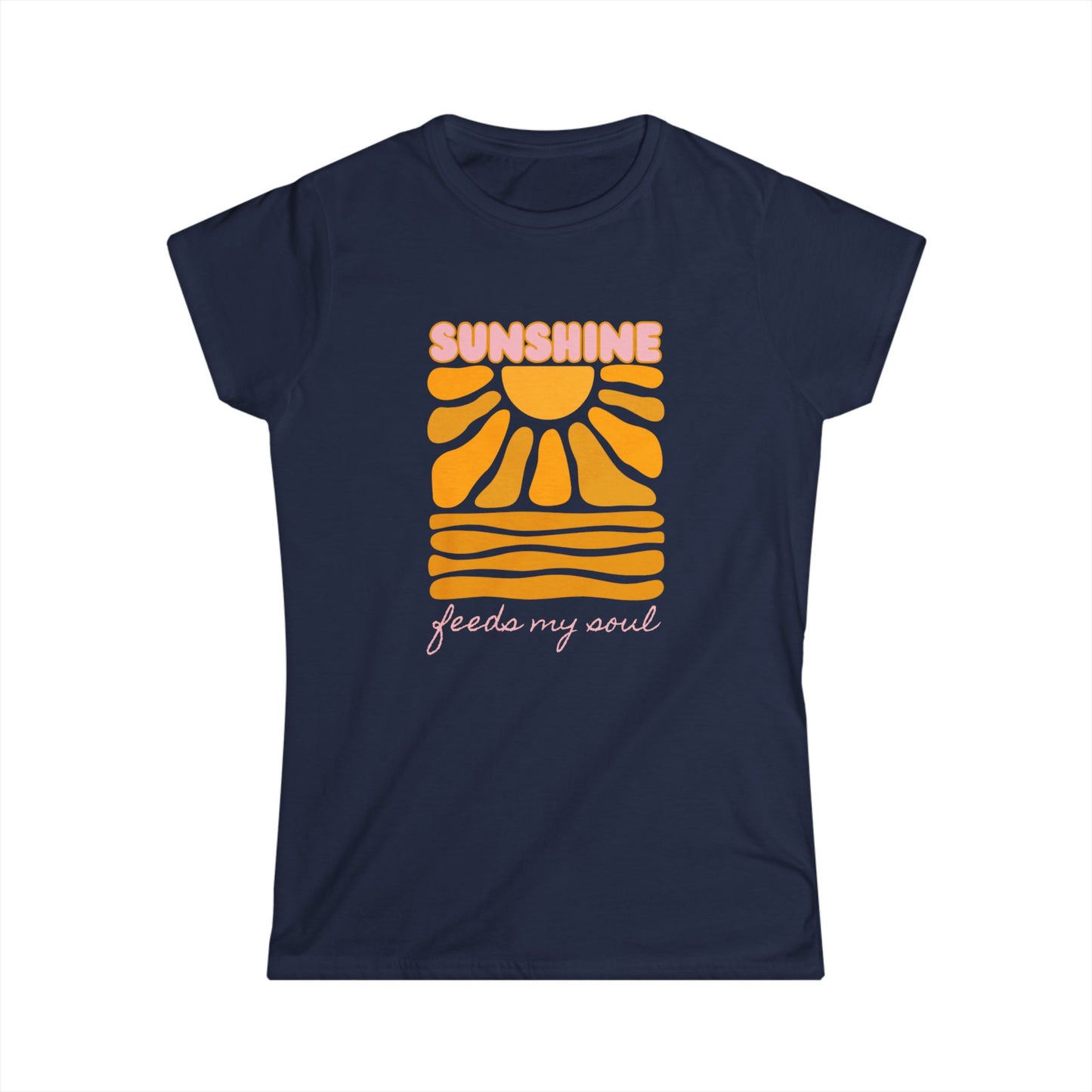 Sunshine Feeds My Soul Women's Retro Tee