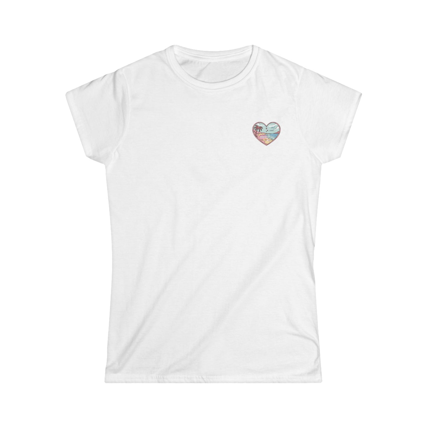 'Stay Wild, Ocean Child' Heart Women's Tee