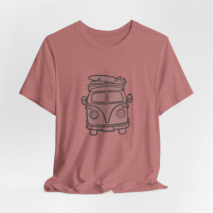 Vintage VW Mandala Surf Van T‑Shirt