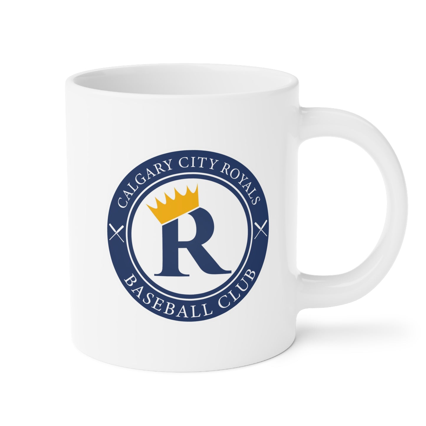 Limited Edition - Calgary City Royals Baseball Club - Logo Ceramic Coffee Cup (20oz)