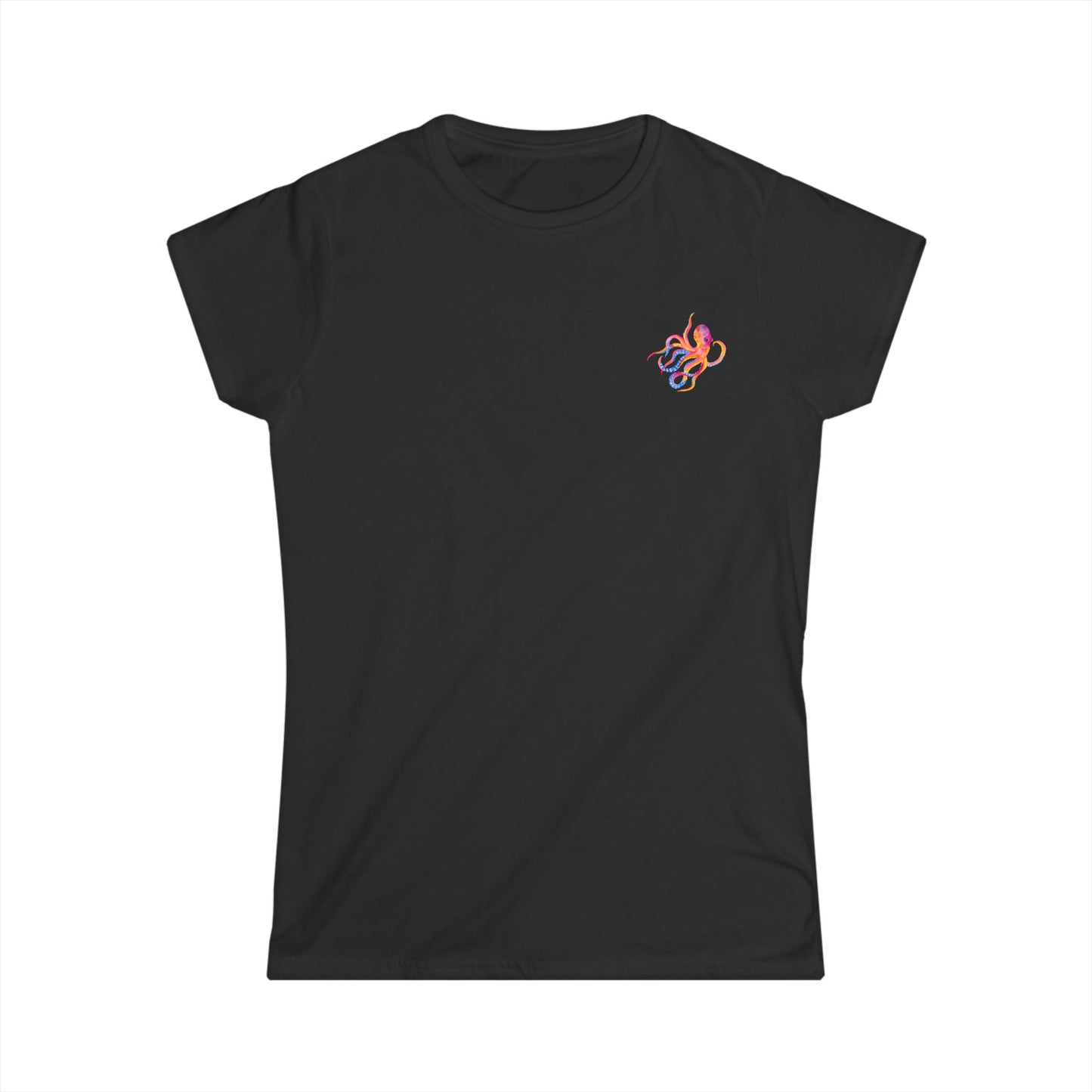 The Ocean Is Calling Women's Tee — Colorful Octopus T-Shirt