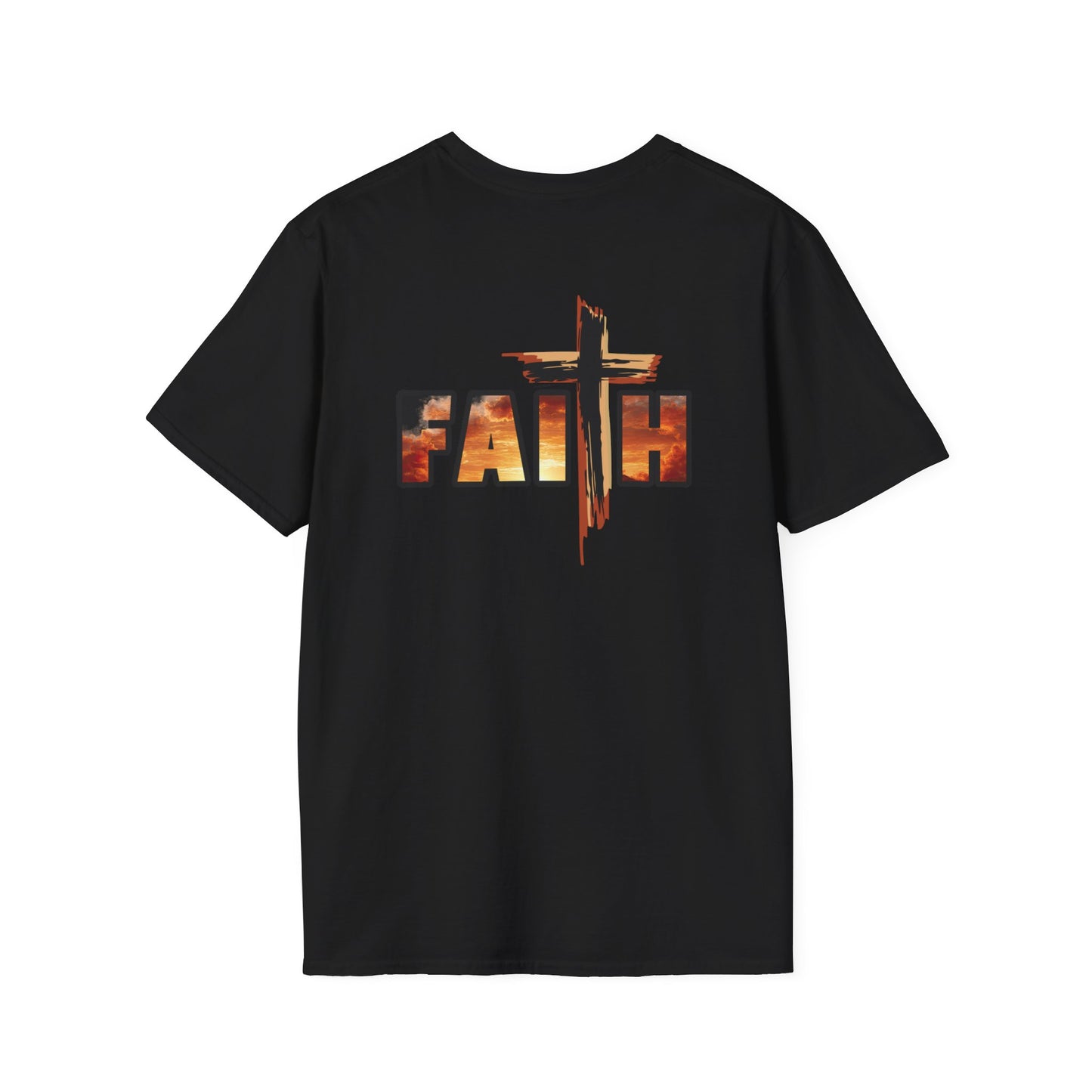 FAITH Sunrise Printed Cross T‑Shirt - Unisex
