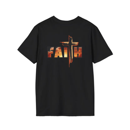 FAITH Sunrise Printed Cross T‑Shirt - Unisex