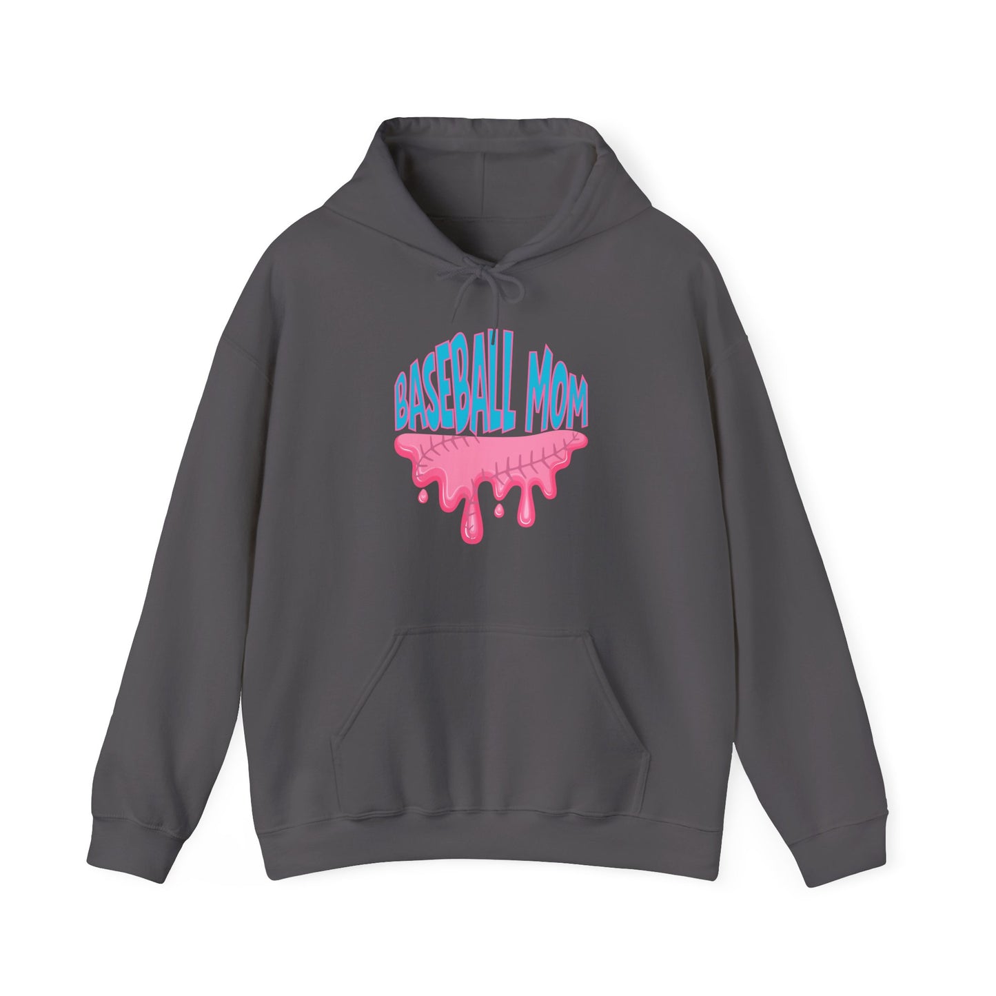 Baseball Mom Bubblegum Drip Hoodie