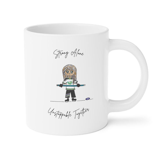 Strong Alone, Unstoppable Together - Ringette Mug