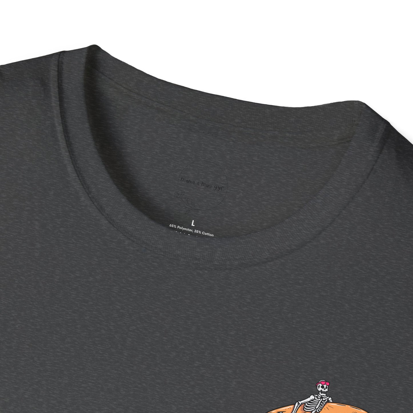 Skeleton Surfer, "Life's a Wave Catch It" Unisex T-Shirt