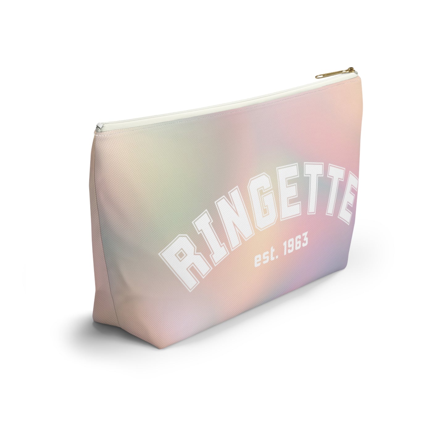 Ringette Accessory  and Cosmetic Bag — Pastel T-Bottom Toiletry and Accessory Bag