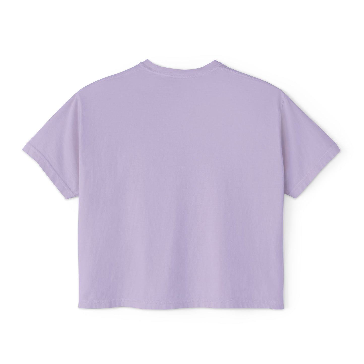 Women's Cropped Boxy Tee - Pray On It, Pray Over It, Pray Through It