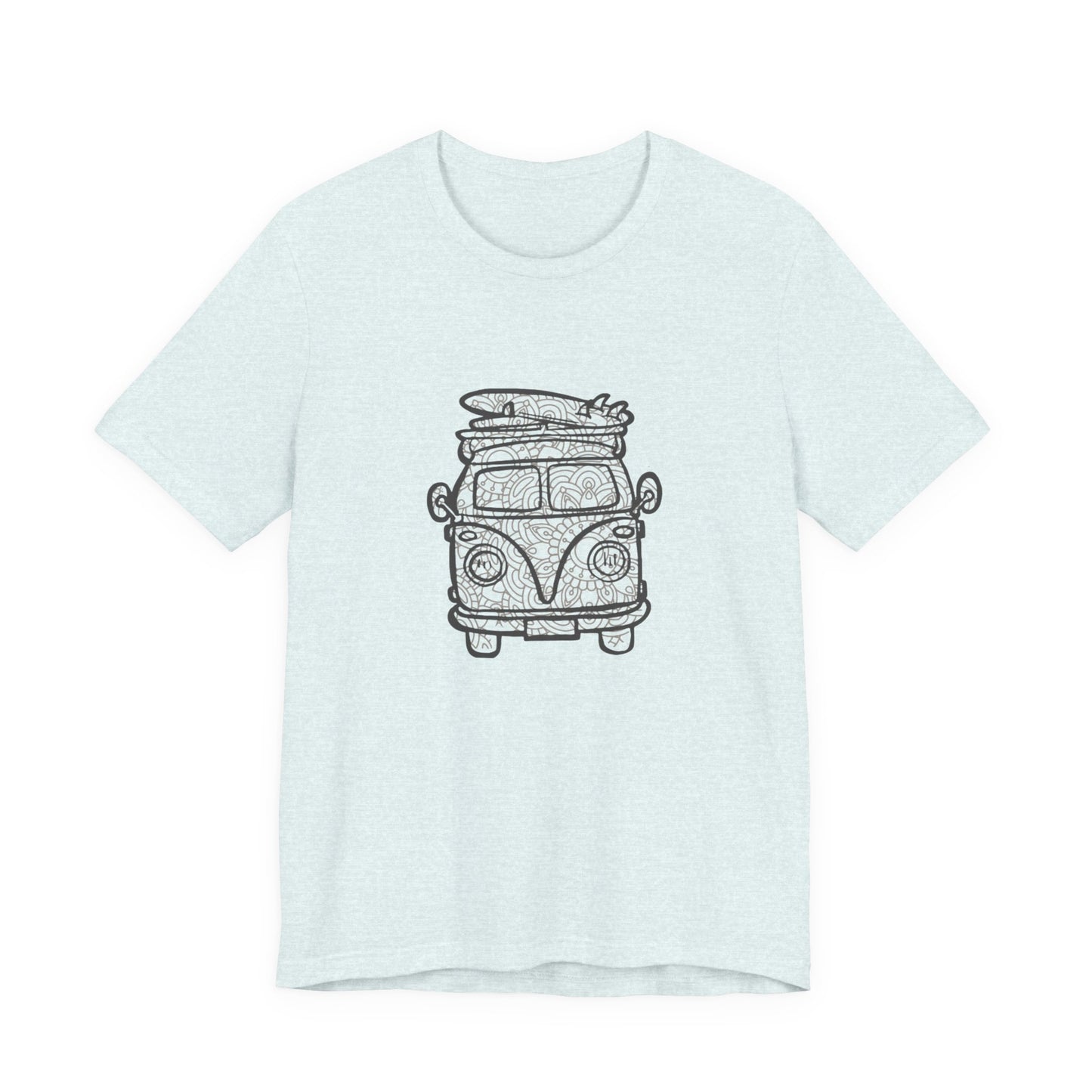 Vintage VW Mandala Surf Van T‑Shirt