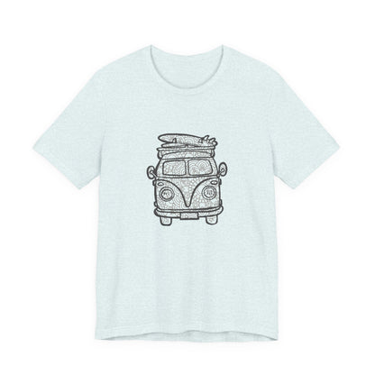 Vintage VW Mandala Surf Van T‑Shirt