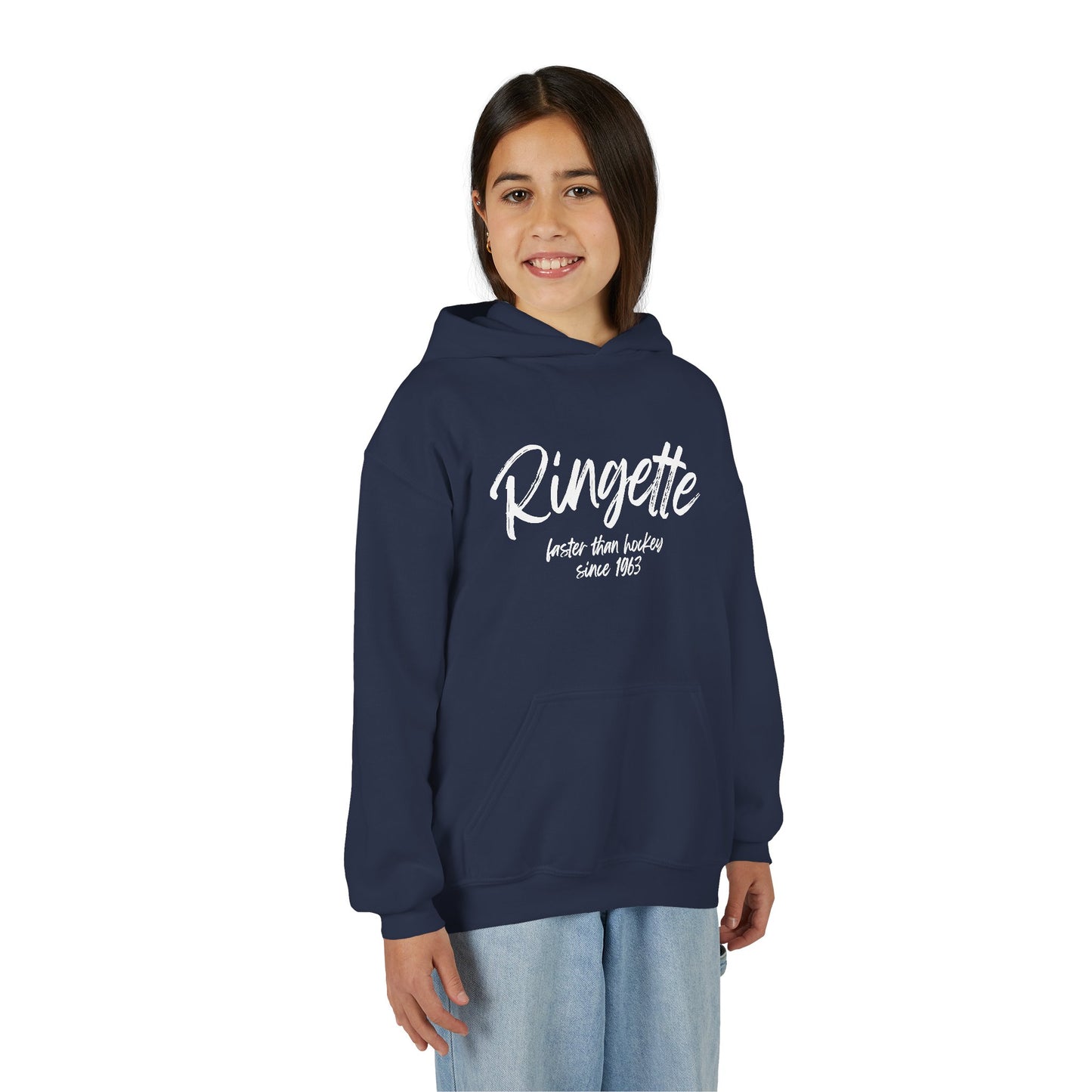 Ringette - Faster Than Hockey Since 1963 - Youth Ringette Hoodie