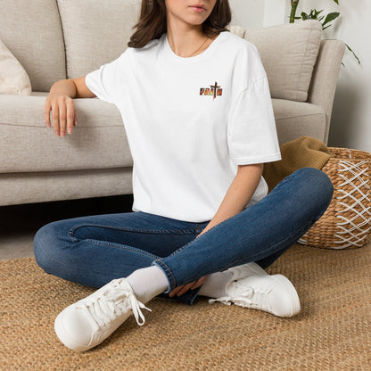 FAITH Sunrise Printed Cross T‑Shirt - Unisex