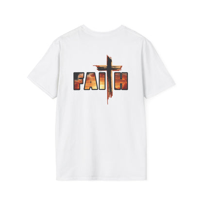FAITH Sunrise Printed Cross T‑Shirt - Unisex