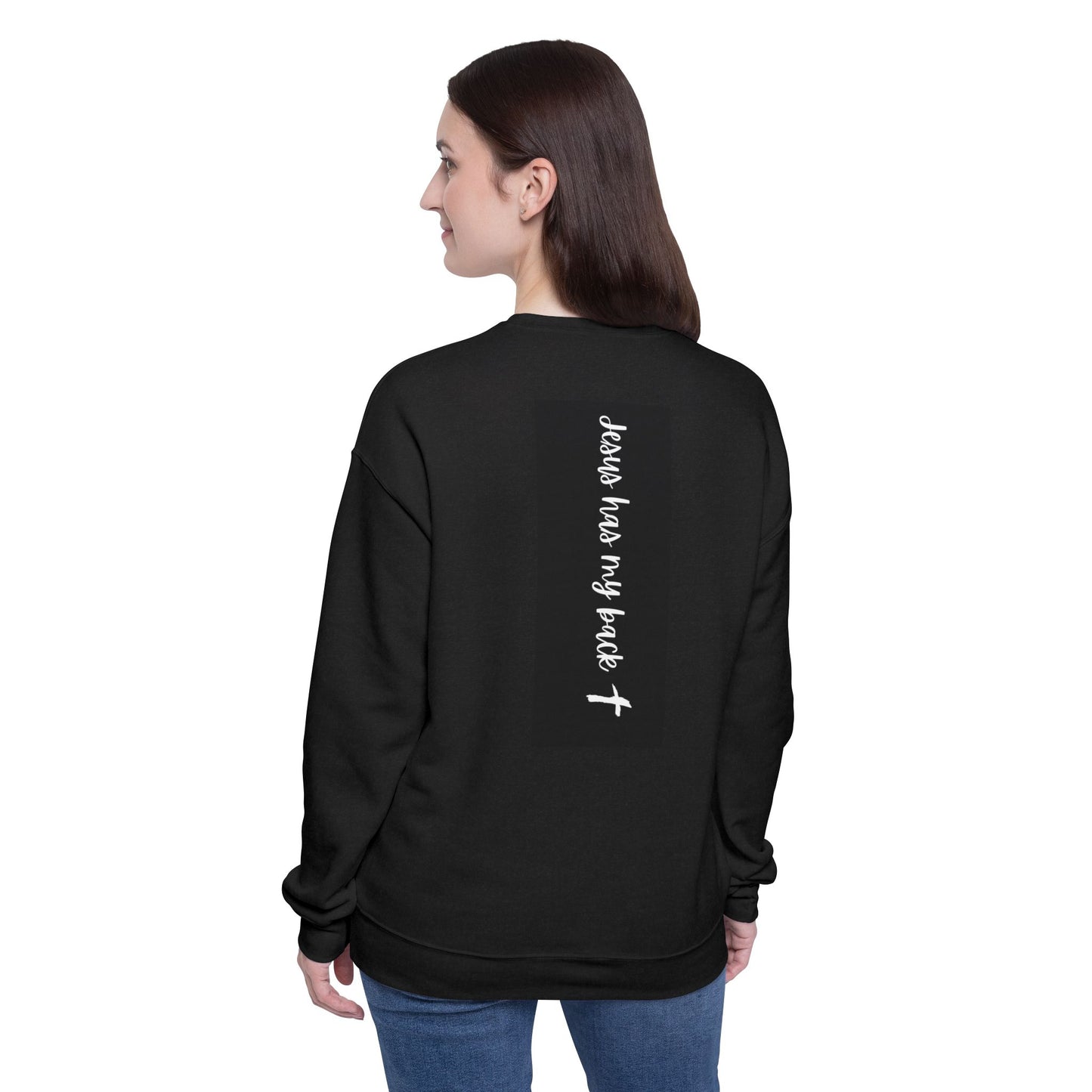Jesus Has My Back - Unisex Drop Shoulder Sweatshirt