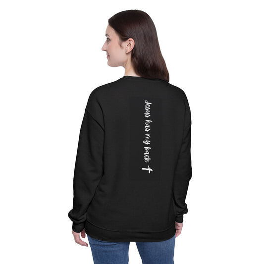 Jesus Has My Back - Unisex Drop Shoulder Sweatshirt