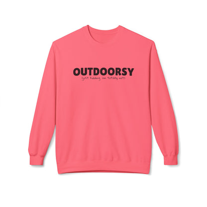 Outdoorsy (just kidding. i'm not) - Crewneck Sweatshirt