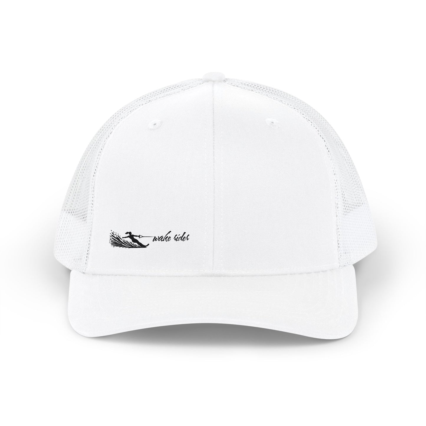 Wake Rider - Female Waterskier Trucker Cap — Minimal Surf Logo 'make this'