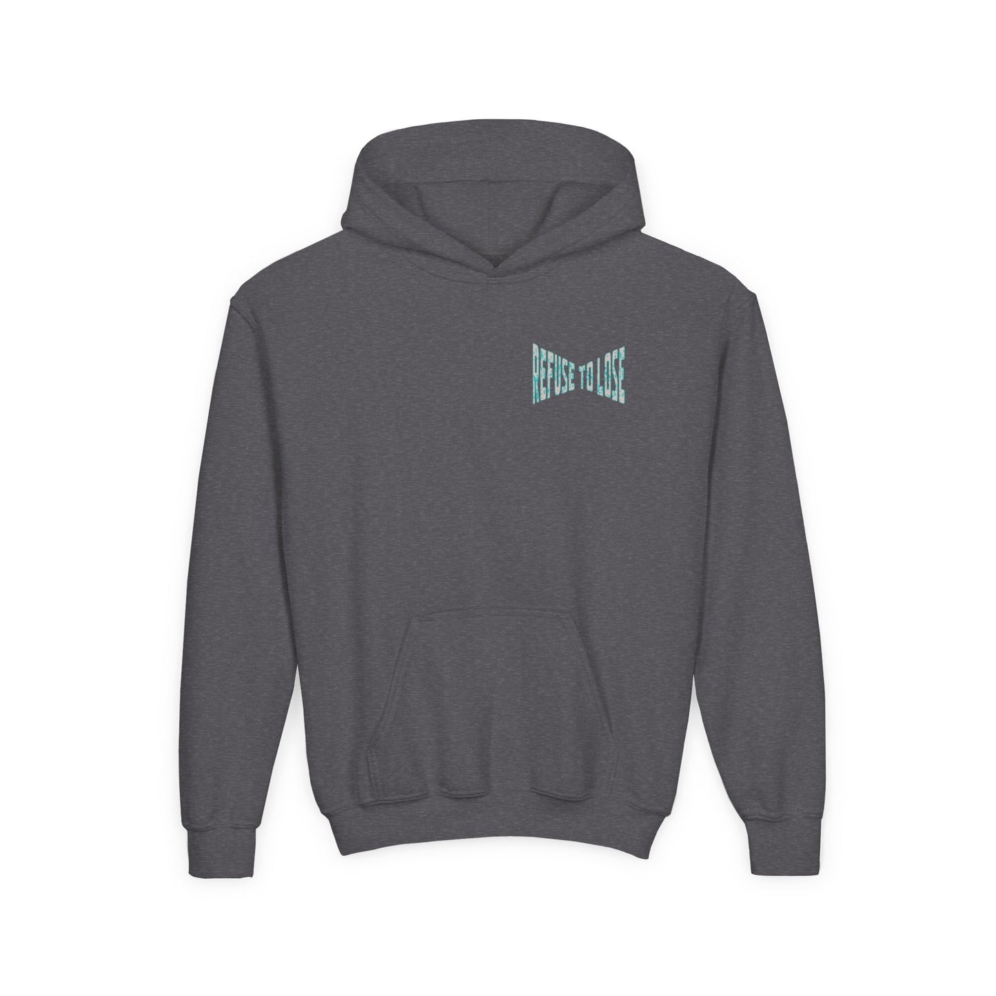 Youth Hoodie – “Refuse to Lose” Melting Baseball Graphic Hoodie