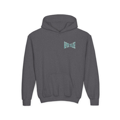 Youth Hoodie – “Refuse to Lose” Melting Baseball Graphic Hoodie