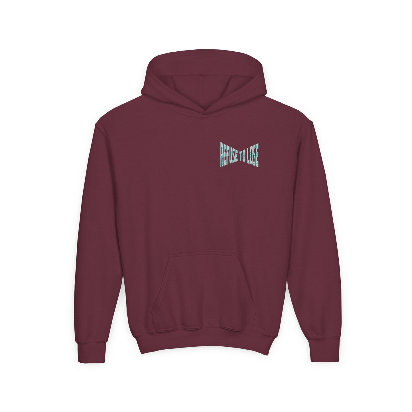 Youth Hoodie – “Refuse to Lose” Melting Baseball Graphic Hoodie