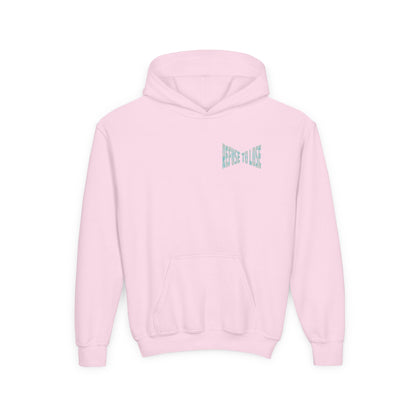 Youth Hoodie – “Refuse to Lose” Melting Baseball Graphic Hoodie